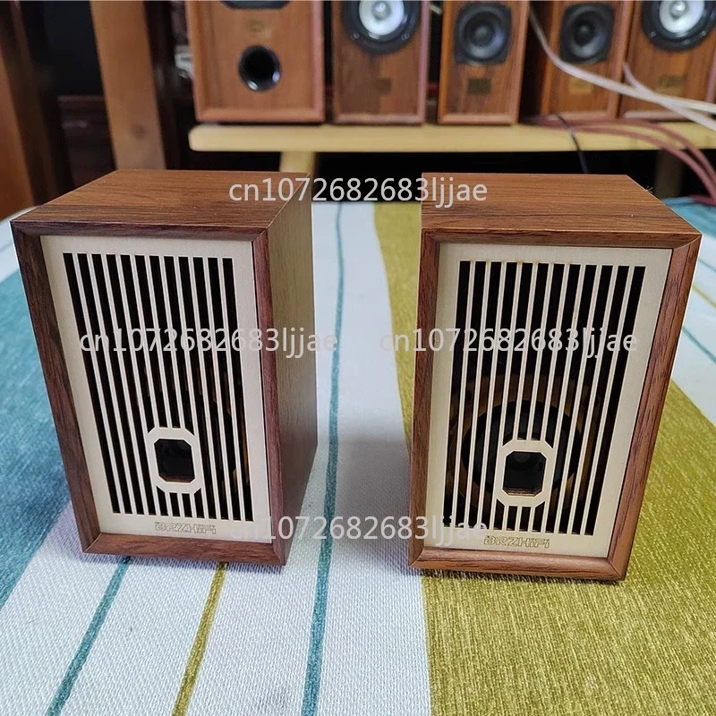 Audiophile-Grade Small Passive Speakers Bluetooth Home Bookshelf Computer Desktop Audio Power Amplifier Set