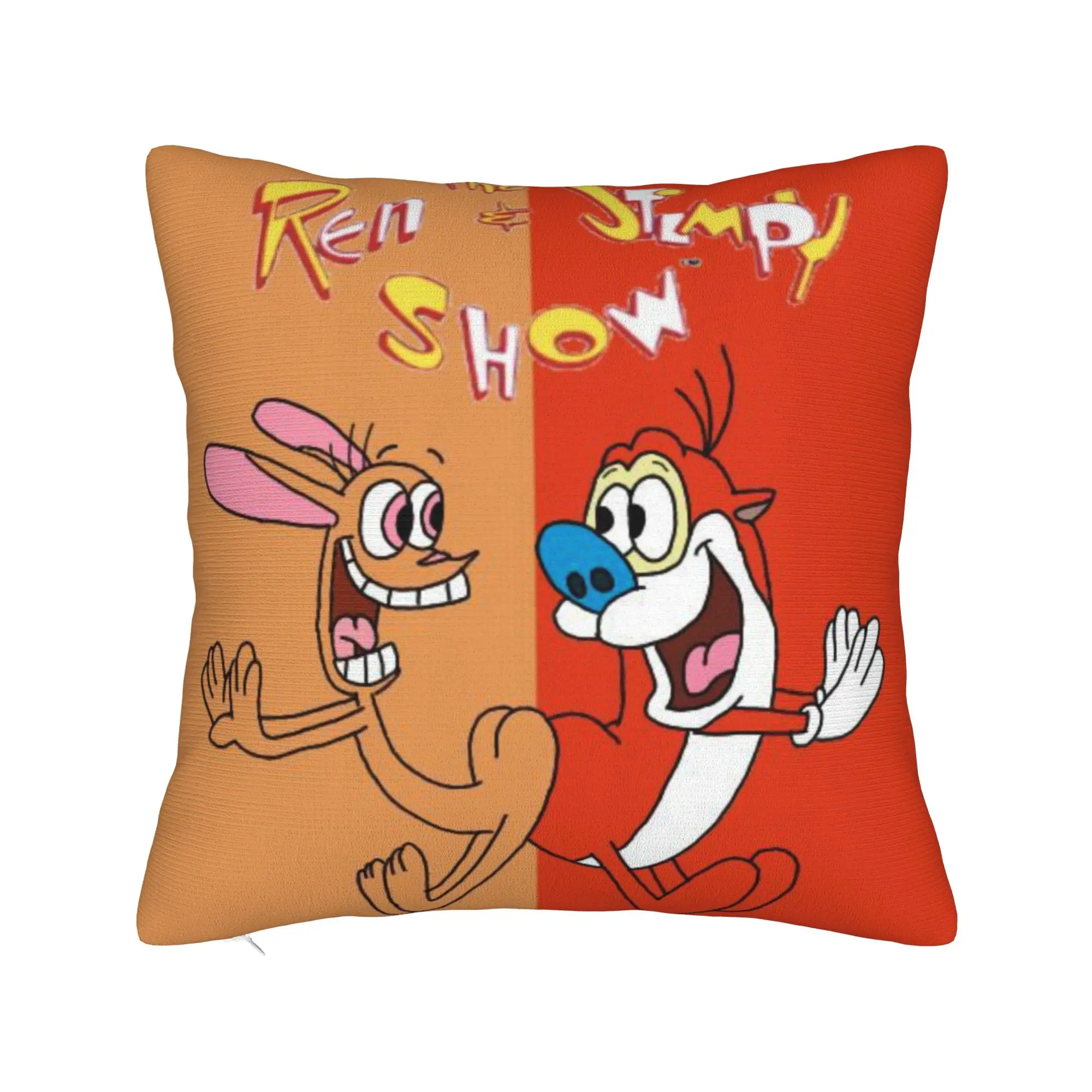 Decorative Pillowcases The Ren & Stimpy Show Cartoon Accessories Sofa  Throw Pillow Case Cover Zippered Multi Size