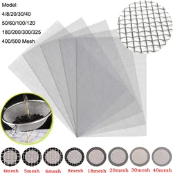 4-500Mesh Woven Wire High Quality Stainles Steel Screening Filter Sheet stainles steel micron filter Multiple sizes available