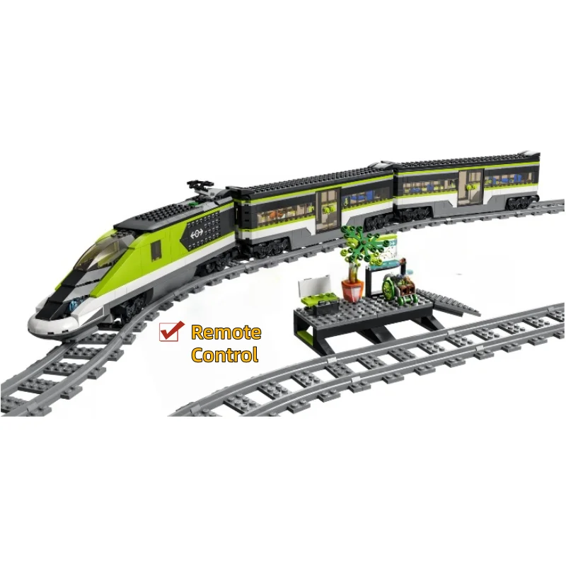 Kompatibel mit 60052, Frachtzug-Baustein, NEUES MOC-Display, Zugziegel, Spielzeug, ferngesteuertes Modell, Weihnachtsgeschenk 02008