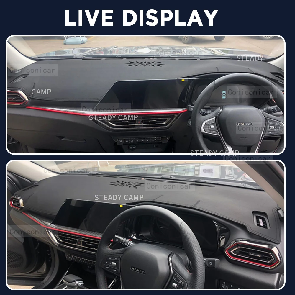 For CHANGAN OSHAN X5 2022-2025 Car Dashboard Cover Mat Dash Board Sun Shade Pad Artificial Leather sun-proof Accessories