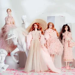 1/6 ubranka dla lalek BJD ręcznie zaawansowane dostosowane ślubne sukienka dla Barbie ubrania stroje suknia 11.5