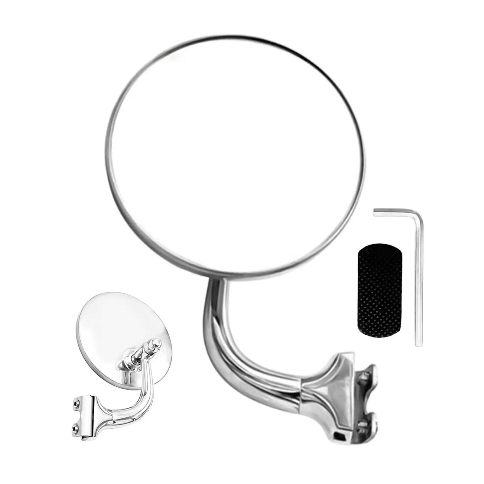 Car Rear View Mirror Stainless Steel Automotive Part Car Side Mirror For Vehicles Trailer RV Sedan Pickup Tractor Truck ATV