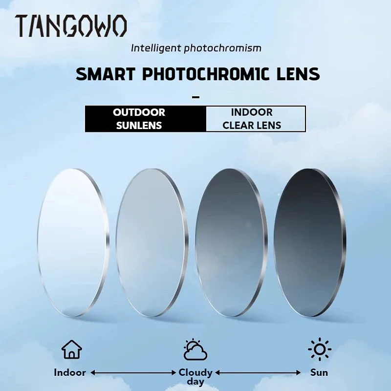 

TANGOWO 1,56 1,61 1,67 1,74 CR-39 смола асферическая близорукость дальнозоркость оптическая линза по рецепту HMC фотохромная линза с защитой от царапин