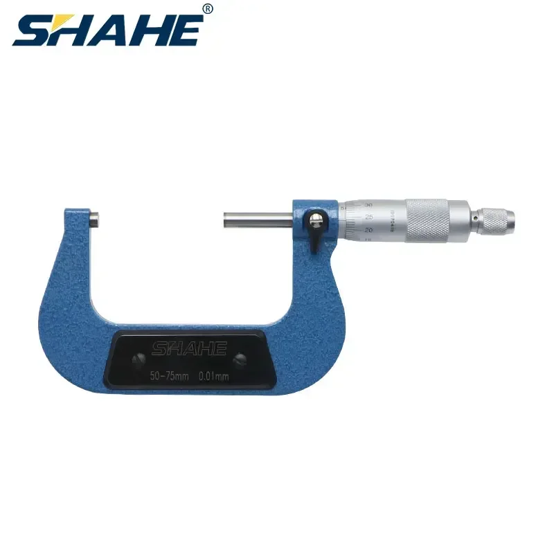 

Shahe 0.01mm 50-75mm Outside Micrometer Mikrometre Measuring Device Mechanical Gauges Micrometer Precision Tools