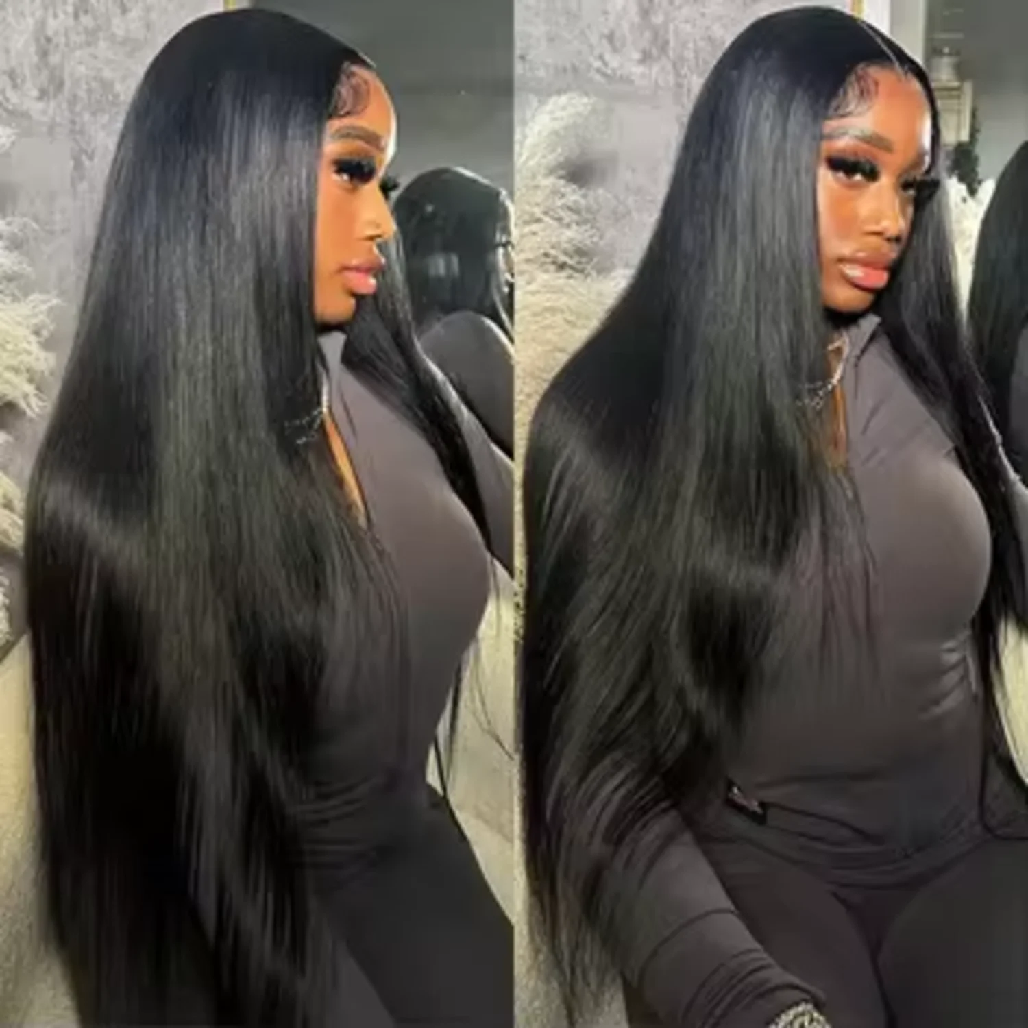 Straight Human Hair Bundles Brazilian Virgin Human Hair Straight Bundles 20 20 20 inch Hair Remy Hair Weave Extensions Double We