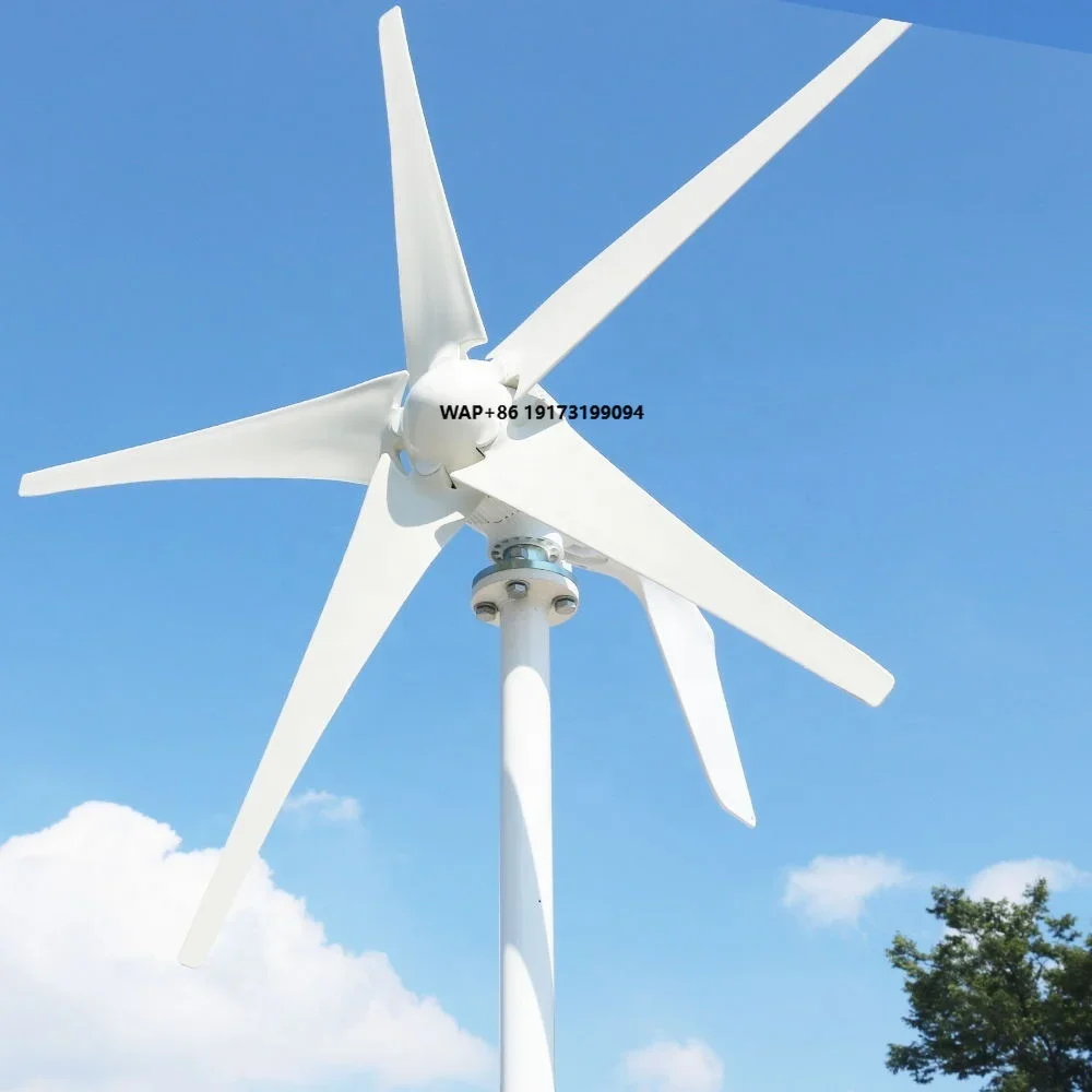 

Summer Cool Goods 600W 12v 24v Mini Horizontal Wind Turbine Generator for Home Use