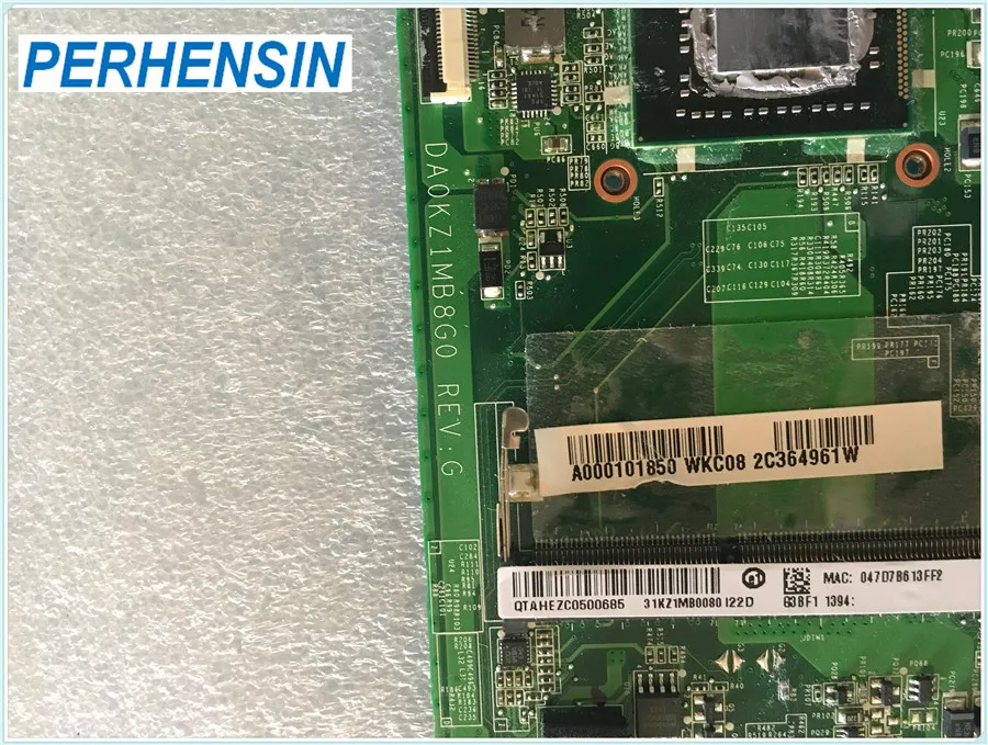 Genuine FOR Toshiba  Portege M930 Laptop Motherboard DA0KZ1MB8G0 A000101850 i3-2330M SR04L 100% Perfect Work