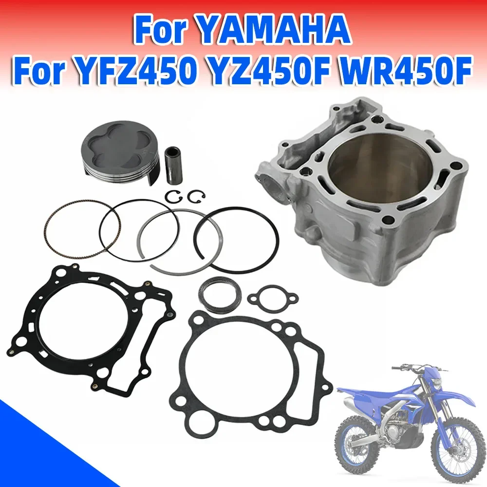 Nuevo Kit de Pistón y Junta de Cilindro de Motor Forjado de 95 mm para Yamaha YFZ450 YFZ 450 YZ450F YZF 450 WR450F, Accesorios para Motocicleta