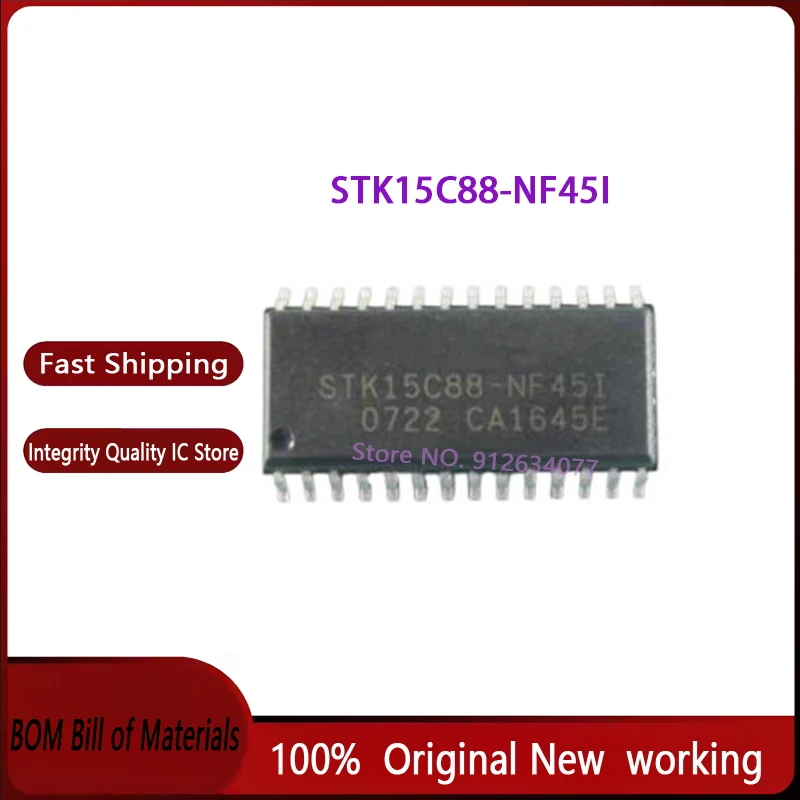 

10PCS/LOT STK15C88 STK15C88-NF45I SOP28 in stock