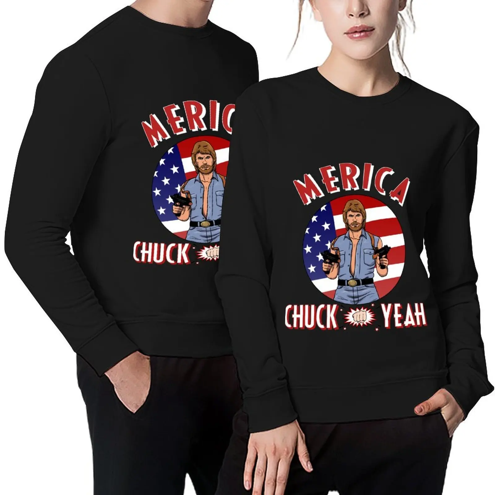 

Chuck Norris fact Pullover mens designer clothes korean style clothes autumn men's clothing graphic sweatshirts