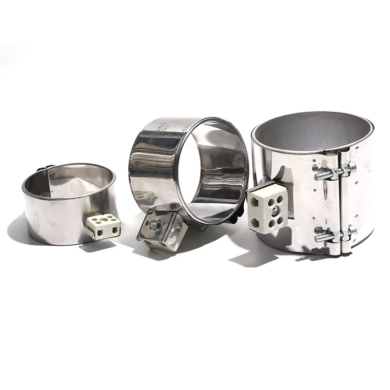 1PC Inner Diameter 80mm x Height 30mm-100mm Heating Ring Stainless Steel Circular Injection Molding Machine 220V230W-220V750W