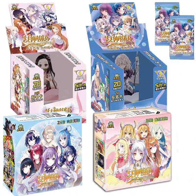 Goddess Story Series Early Spring Girl Princess Anime Collection Card Box Ns-02 Set Jcc Ccg Table Trading Game Cards In Stock