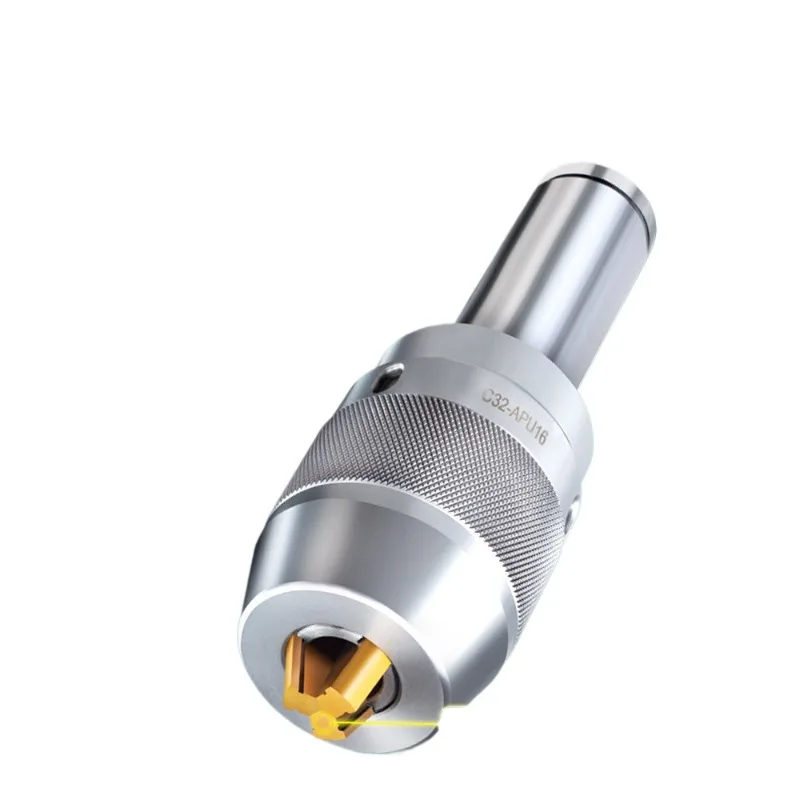 For Integrated Drill Chuck Milling Machine Self-tightening R8 Shank APU13 Taper Shank C20 Straight Shank Fast Drill Chuck