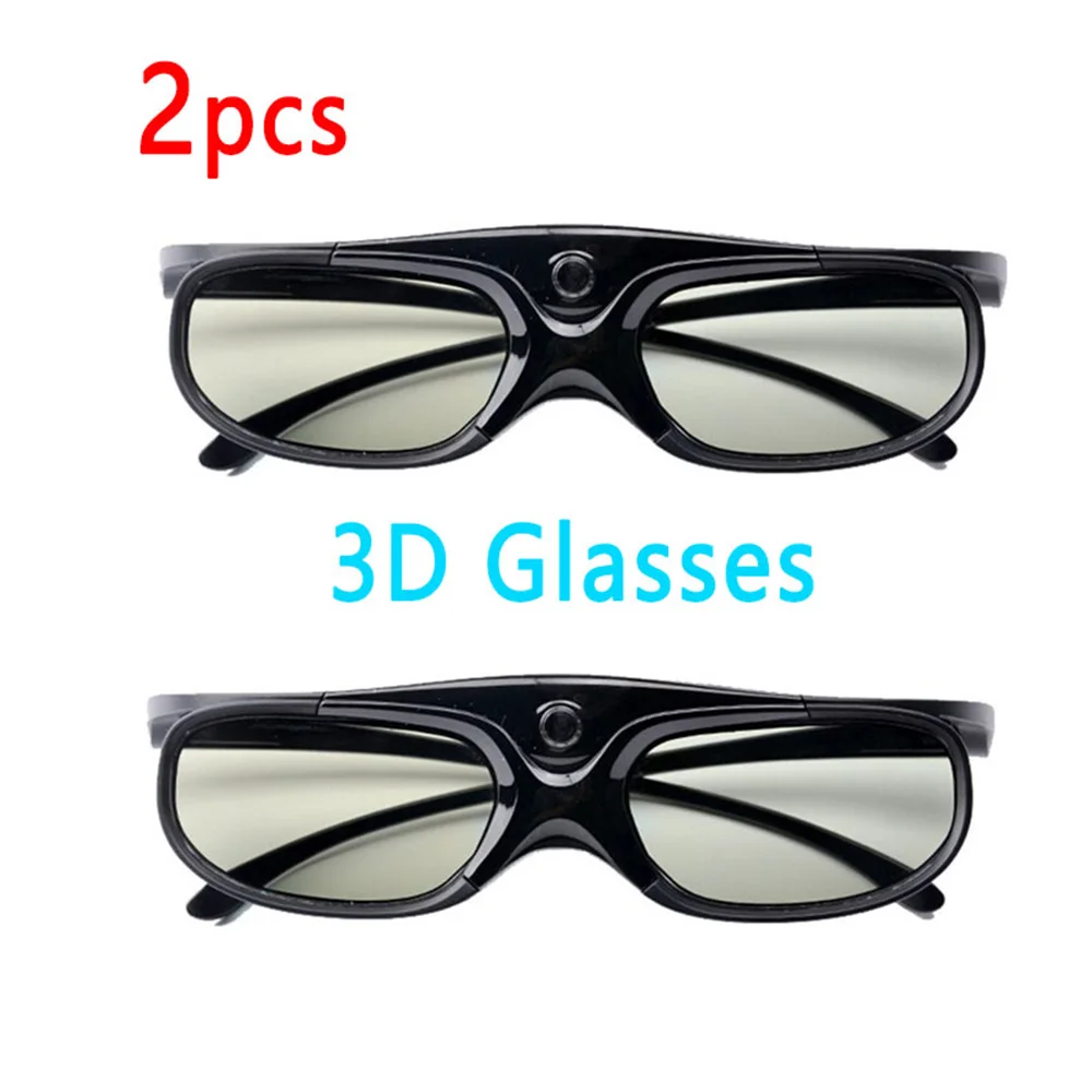 

2PCS/1PC Universal 3D Glasses For Xgimi Z3/Z4/Z6/H2 Nuts G1/P2 Active Shutter 96-144HZ Rechargeable BenQ Acer DLP LINK Projector