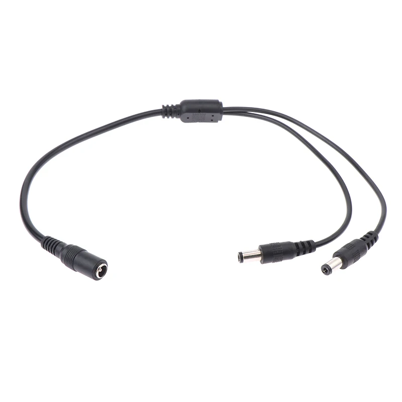POE CCTV Tester IP Camera DC 1 To 2 Power Splitter Cable Cord For CCTV Camera 1 Female To 2 Male