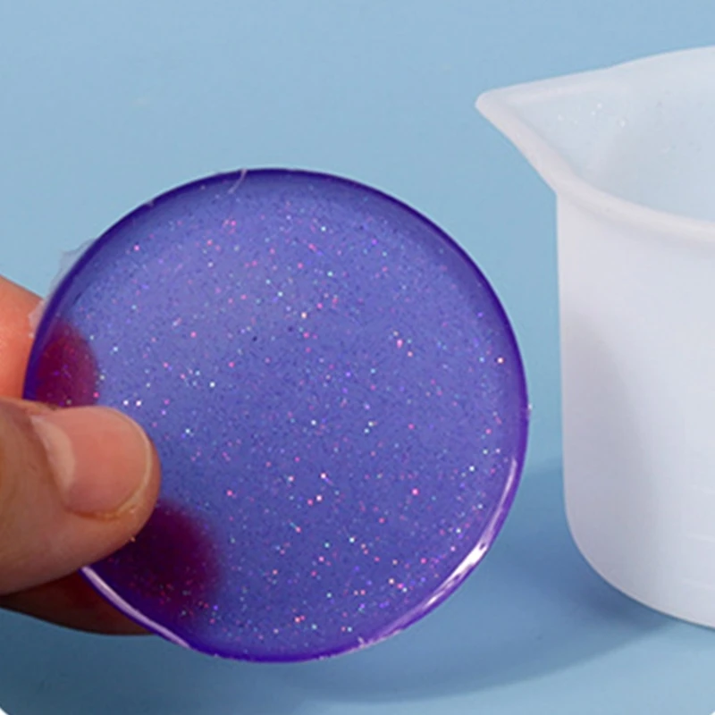 

Silicone Measuring Cup,Resin Mixing Cup Resin Measuring Cup with Precise Scale