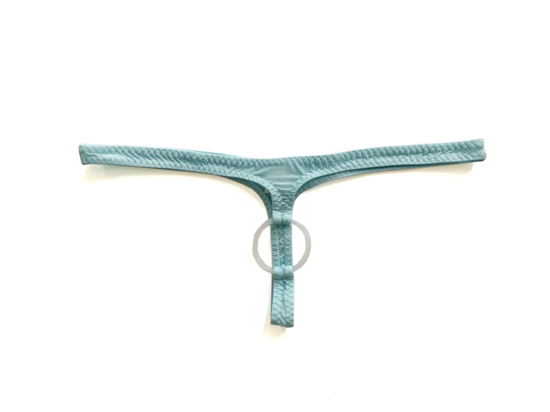 Micro Enhanced Silicone Ring Men's Sexy Thongs   Seductive Blend of Allure  Comfort Features G - String Underwear