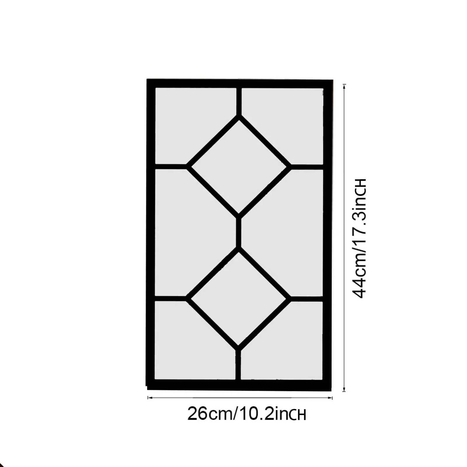Imitatie raam wandspiegel moderne wanddecoratie voor keuken slaapkamer boerderij zwart