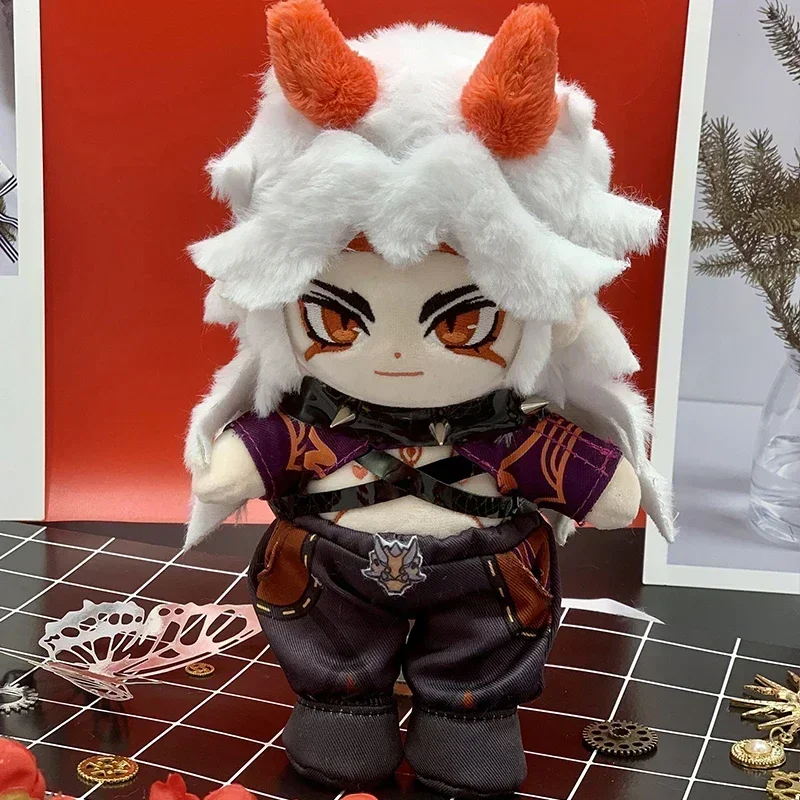 Game Genshin Impact Arataki Itto Plush Doll Stuffed Toy Plushies Cartoon Anime Cute Dress Up Clothing Prop Toys Birthday Gifts