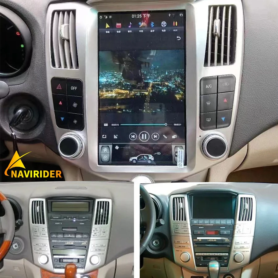 

11.8" Tesla Screen Android Car GPS Navigation For Lexus RX300 RX330 RX350 RX400h Toyota Harrier Stereo Multimedia Video Player