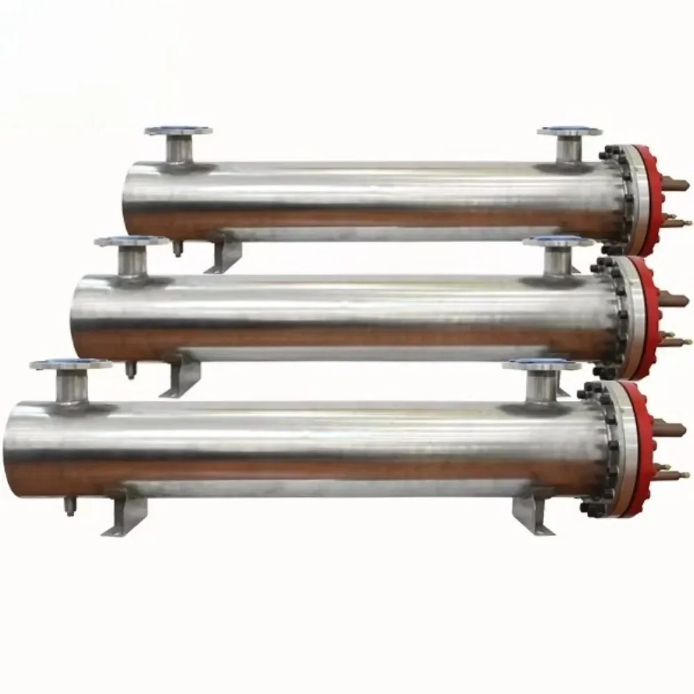 

for Double System Shell and Tube Heat Exchanger 304 Stainless Steel Evaporator Can Be Customized