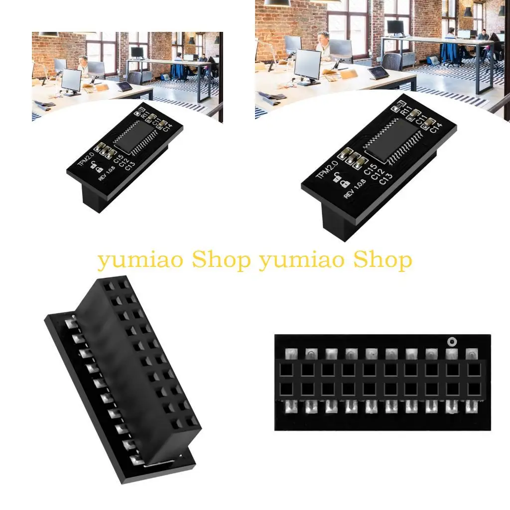 587B TPM 2.0 Module LPC 20Pin Module Motherboard Encryption Security Module Remote