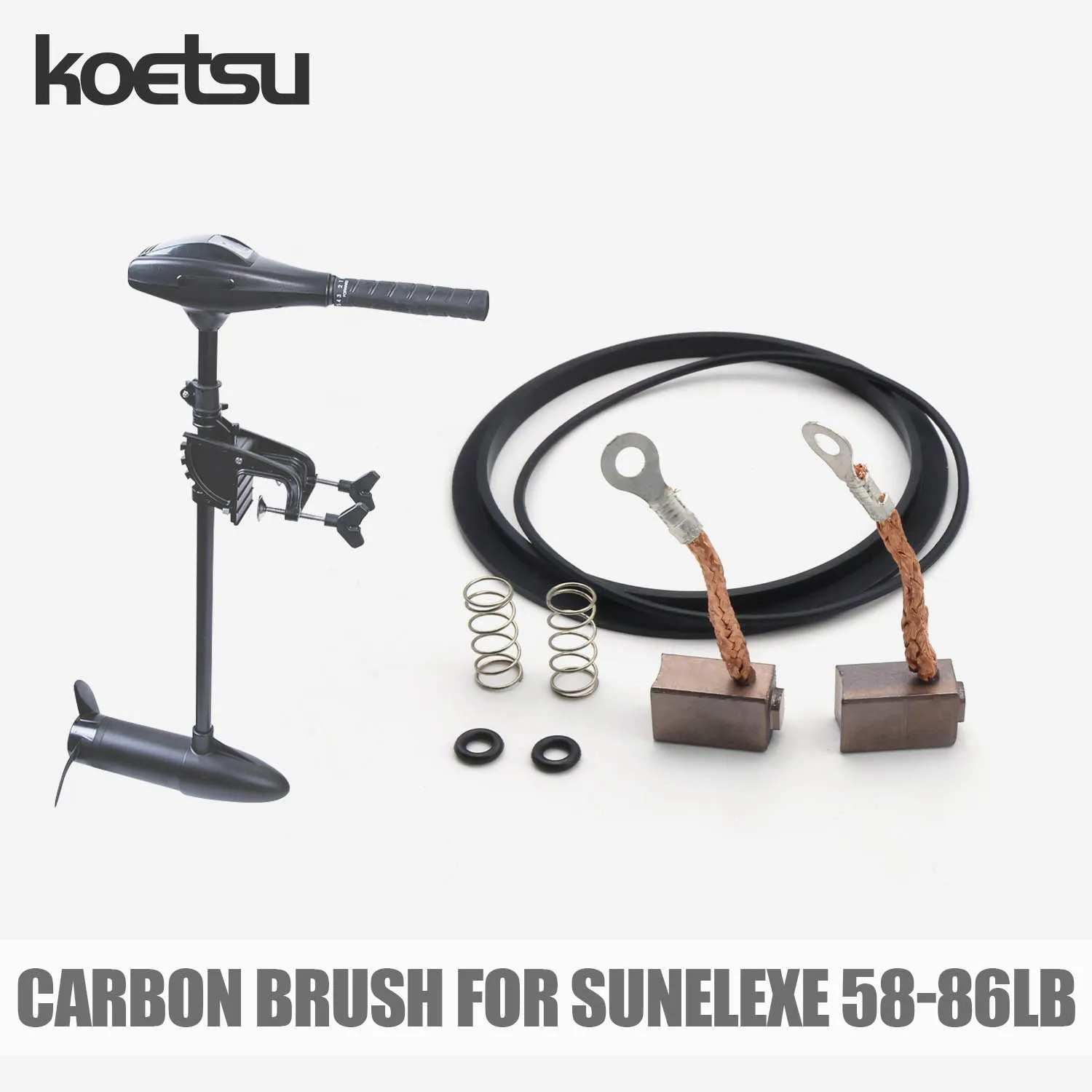 

Набор угольных щеток KOETSU — для электрического подвесного двигателя Sunelexe (24-48 58-86 фунтов)