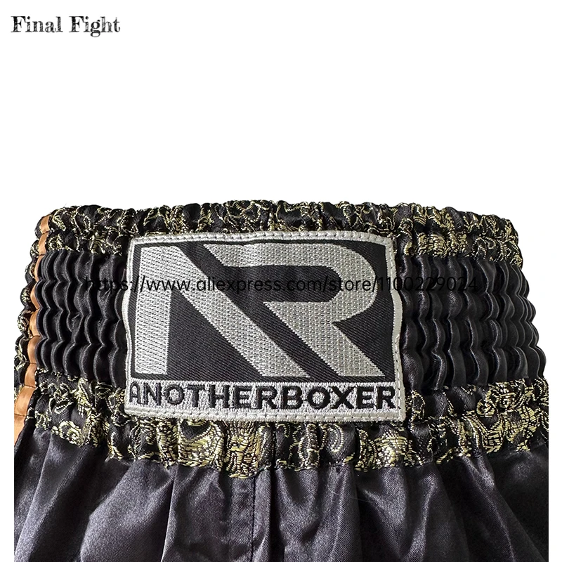 Authentic Thai Boxing Shorts for Men Women Child Muay Thai Shorts Moisture-Wicking Split Side Perfect for MMA, BJJ, Martial Arts