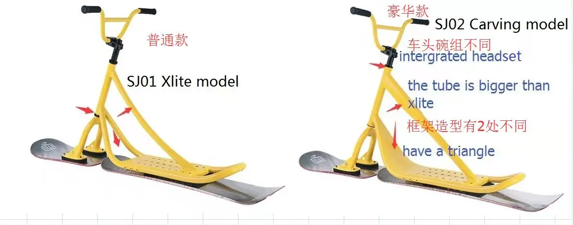 Verkoop Hoge Kwaliteit Sneeuw Ski Fiets Met Aluminium Frame