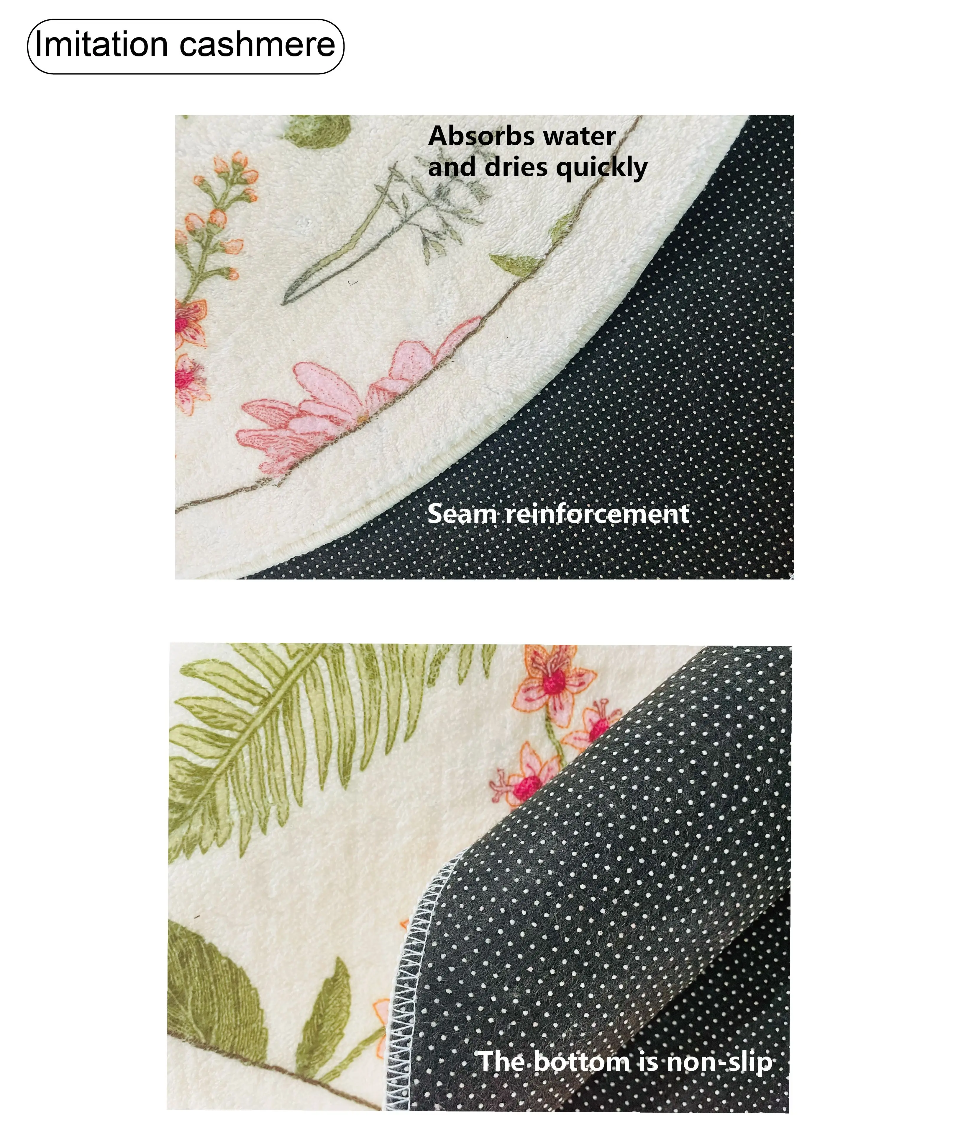 سجادة VIKAMA Fashion: قطعة ديكور منزلية ناعمة ومريحة، مناسبة تمامًا لغرف الألعاب والمناطق بجانب السرير.