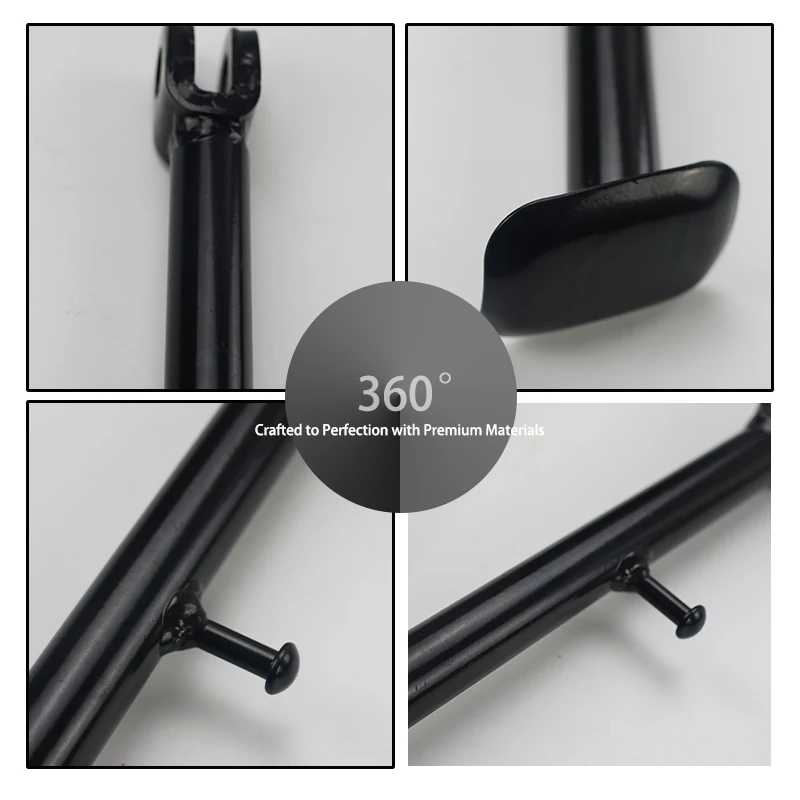 LINGQI Universal Motorbike Kickstand Side Stand Parking Foot Support Tripod Holder For Scooter Electric Dirt Pit Bike Motocross