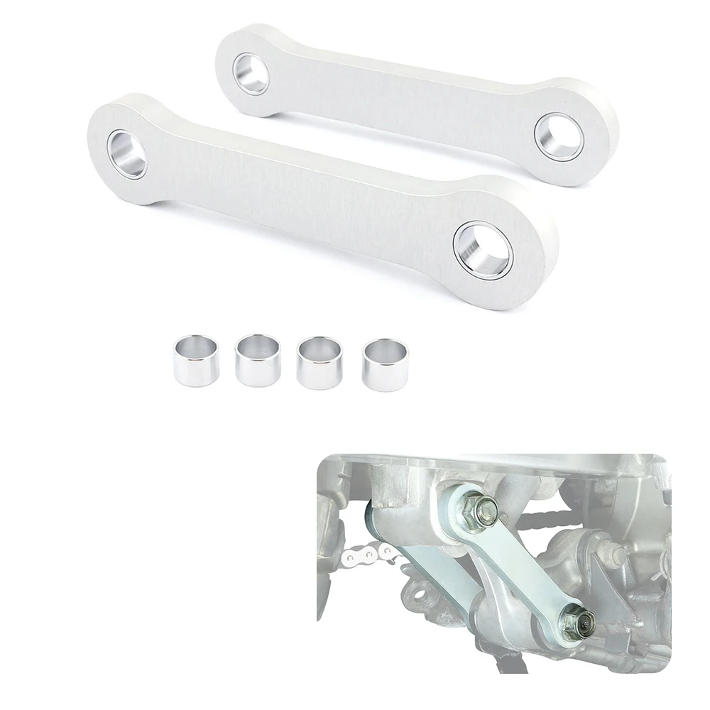 

Motorcycle Lowering Links Kit Rear Suspension Linkage Drop Levers Fit For Suzuki RM125 1998 1999 2000 RM250 2001 2002 2003