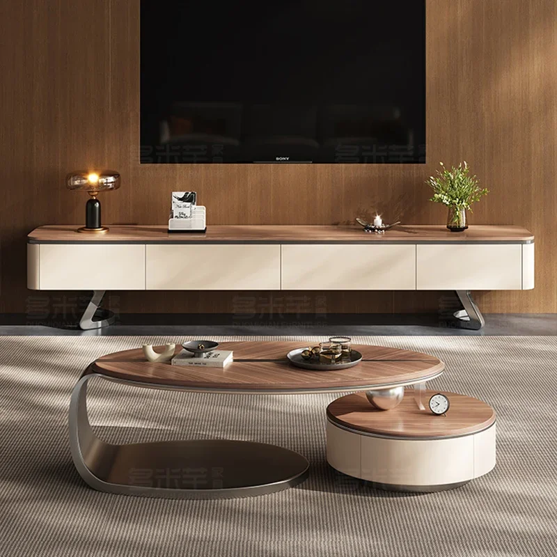 

Italian Center Side Table Modern Simple Dinner Nordic Computer Service Dinner Coffee Table Storage Meubles Living Room Furniture