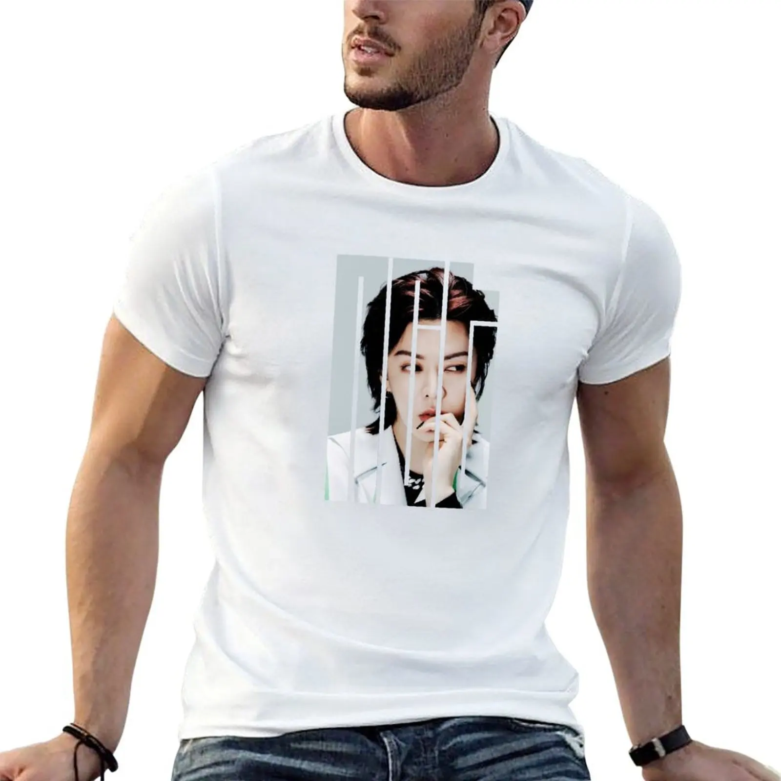 

Yuta NCT Overlay T-Shirt man t shirt summer t shirt man casual T-Shirt