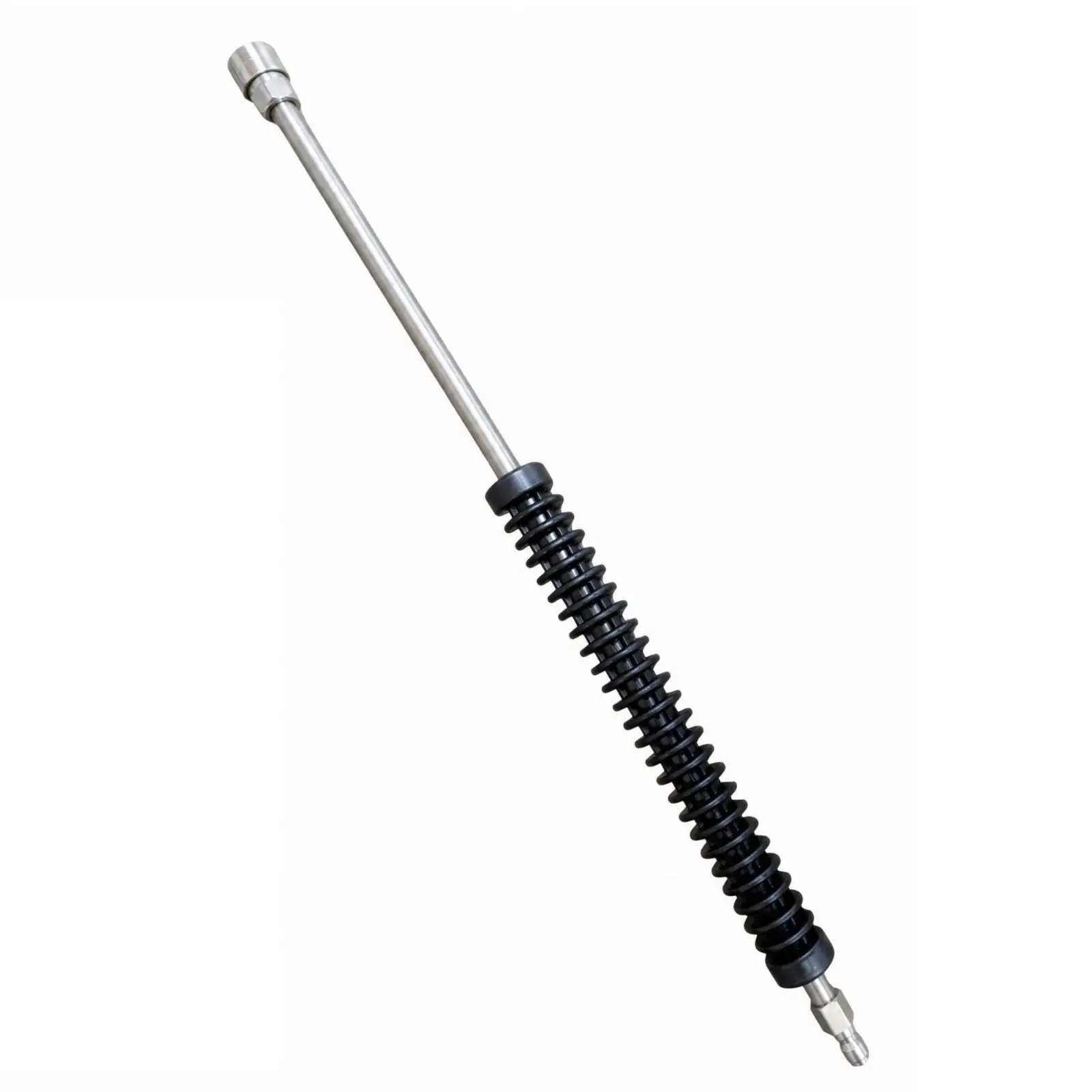 Pressure Washer Extension Cleaning Rod Stainless Steel Spray Wand Non Slip Handle Quick Connect for Car Detailing Outdoor Chores