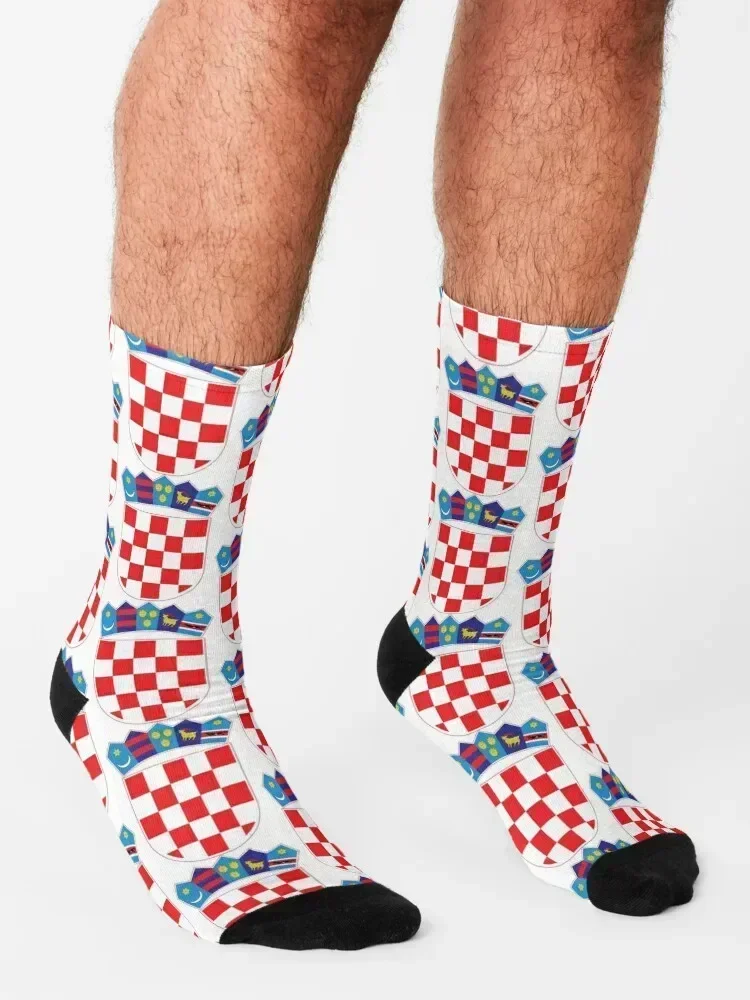 Croatia Socks christmas gifts valentine gift ideas happy golf Socks Female Men's