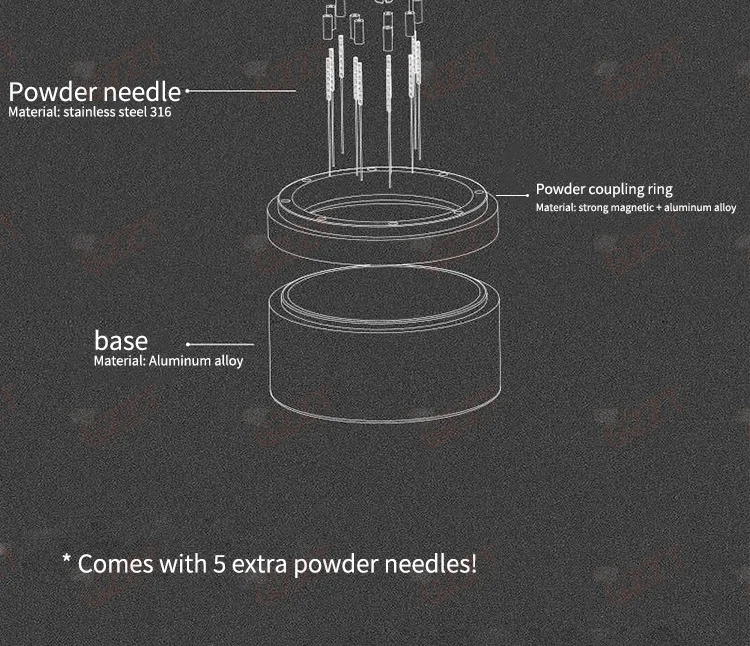 GZZT NCD58 Needle Type Coffee Distributor 58mm/54mm/51mm Compatible Coffee Tamper Space Aluminum & Stainless Steel Tamping Tool