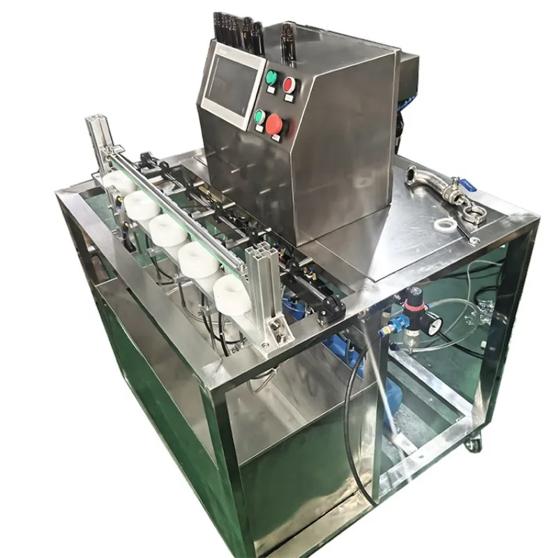 Semi-automatic gas bottle washing machine Bottle washing machine Dryer Vacuum dust bottle washing machine