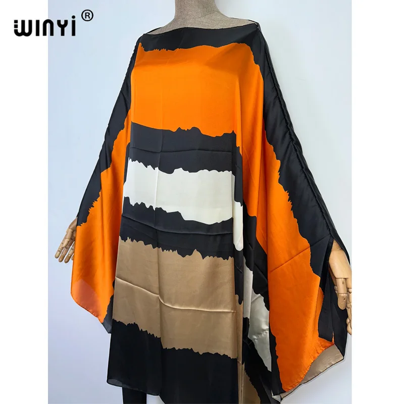 WINYI African Kaftan okrycie plażowe up Beach Wear Oversize artystyczna odzież kostium kąpielowy szata party holiday odzież świąteczna dla kobiet