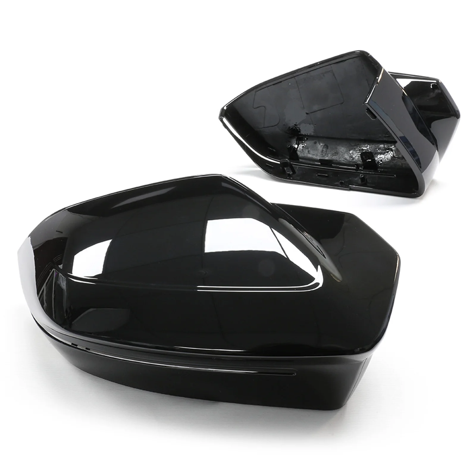 For BMW 5 7 i7 Series G60 G61 G68 I5 G60 G61 G90 M5 G70 2023+ Mirror Cover Gloss Black Exterior Side Rearview Cap Shell Clip On