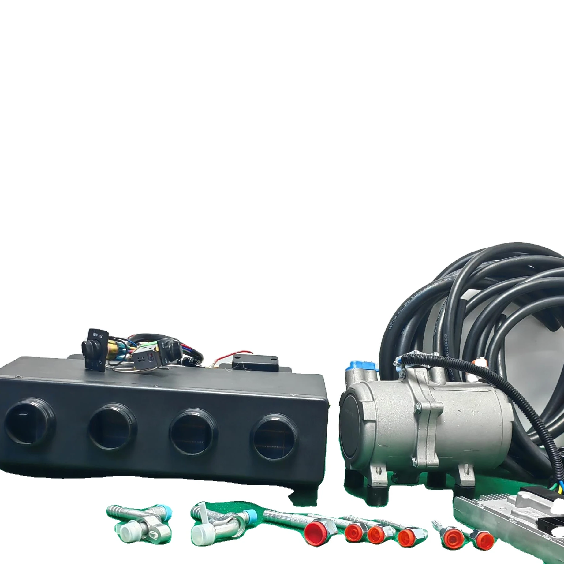 Auto Parts Car Air Conditioner Kit 3 Speed Compressor Multiple Size Condenser 12V A/C Kit For Car Truck Boat