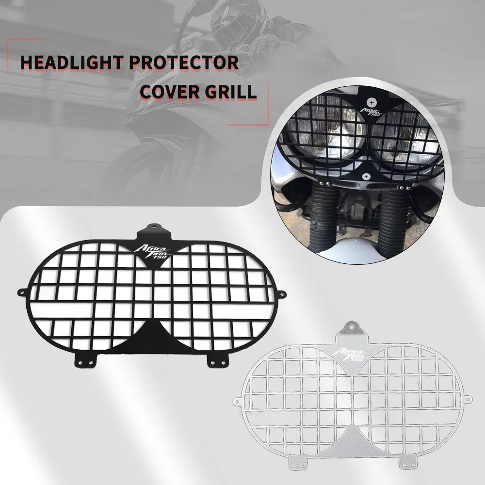 

Motorcycle For Honda XRV750 Africa Twin 1997-2002 XRV 750 Headlight Head light Grill Guard Cover Protector 2001 2000 1999 1998