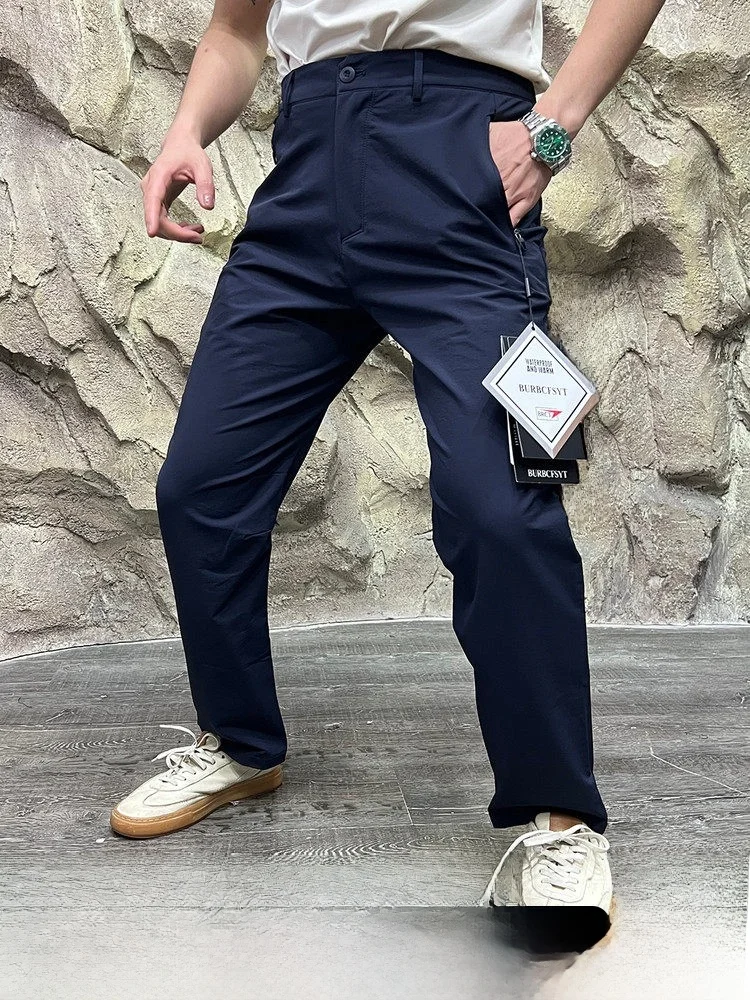 

Мужские повседневные брюки DingLi High-End Pred Glue 4D Tailoring для активного отдыха, мягкие, устойчивые к разрывам, водонепроницаемые, осенний сезон