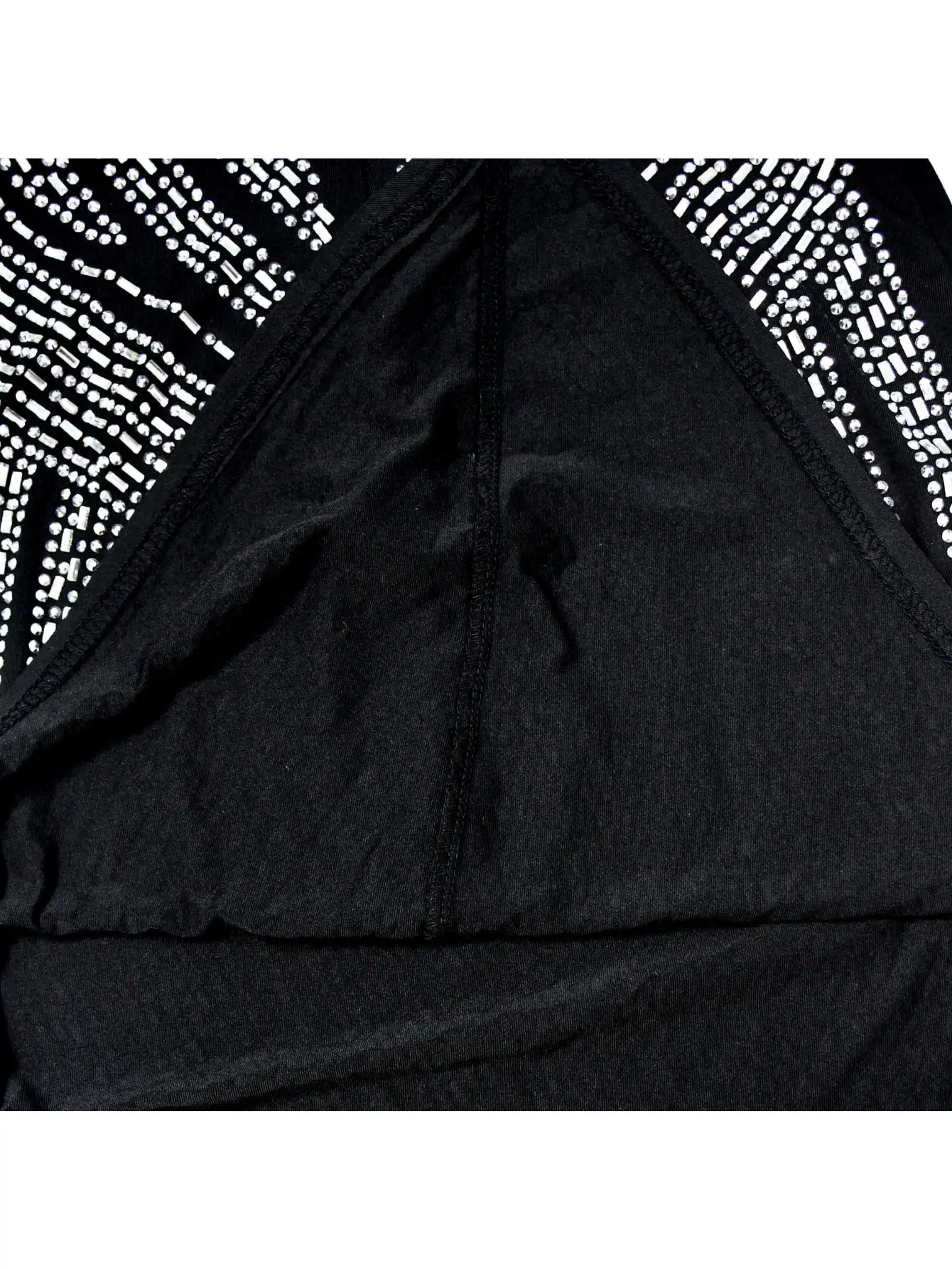 Elegante strass pura malha bodycon manga longa mini vestido para mulheres sexy moda noite vestidos de aniversário