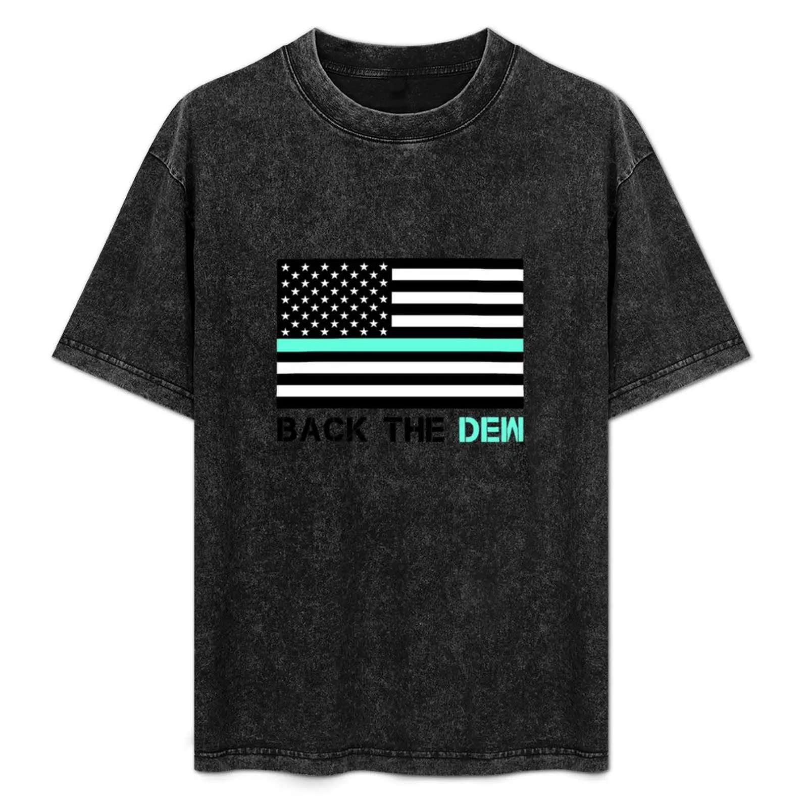 Back the Dew Thin Dew Line Baja Blast Pride Classic T-Shirt graphics Blouse vintage black t-shirts for men