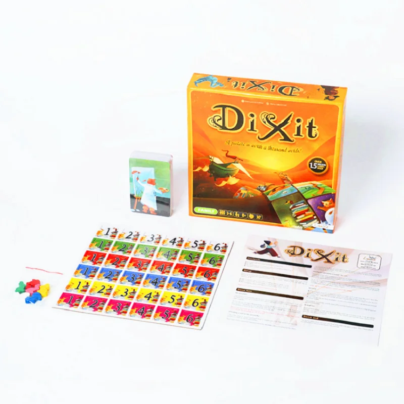 Dixit English Edition Expansion Strategic Strategy Board Game Playmat Family Gathering Party Friend Playing Cards Collection Toy