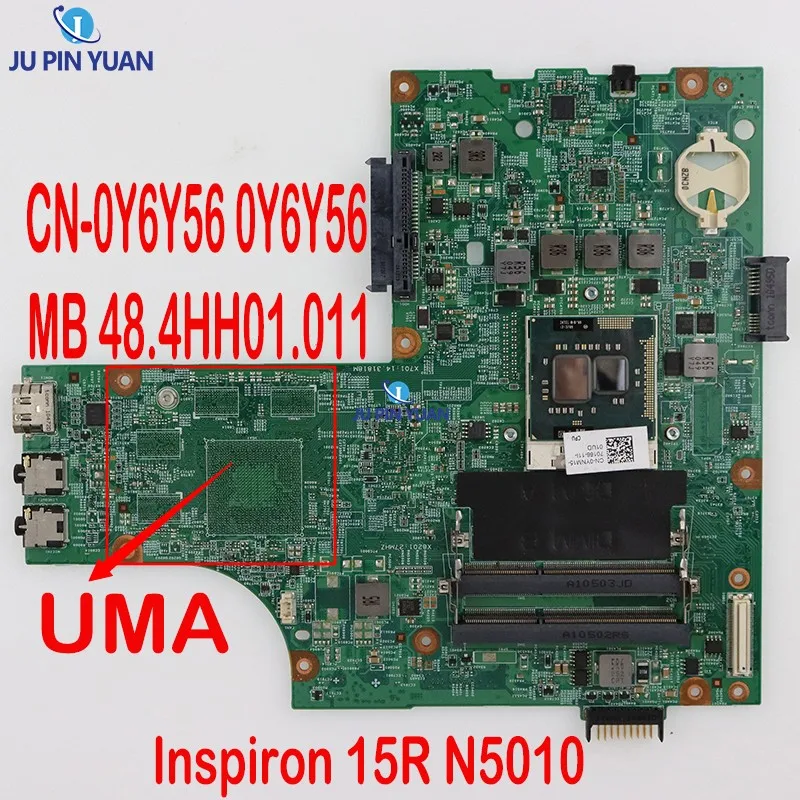 

09909-1 For Dell Inspiron N5010 Notebook CN-0Y6Y56 0Y6Y56 Laptop Motherboard 48.4HH01.011 Notebook HM57 DDR3 Full Tested