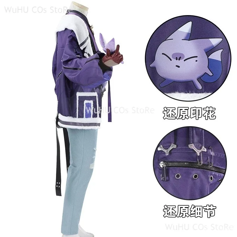

asdh8@Snowy Night Residual Temperature Game Nu: Carnival Jiunotte Cosplay Costume Anime Party Uniform Wig Hallowen Play Role Clo