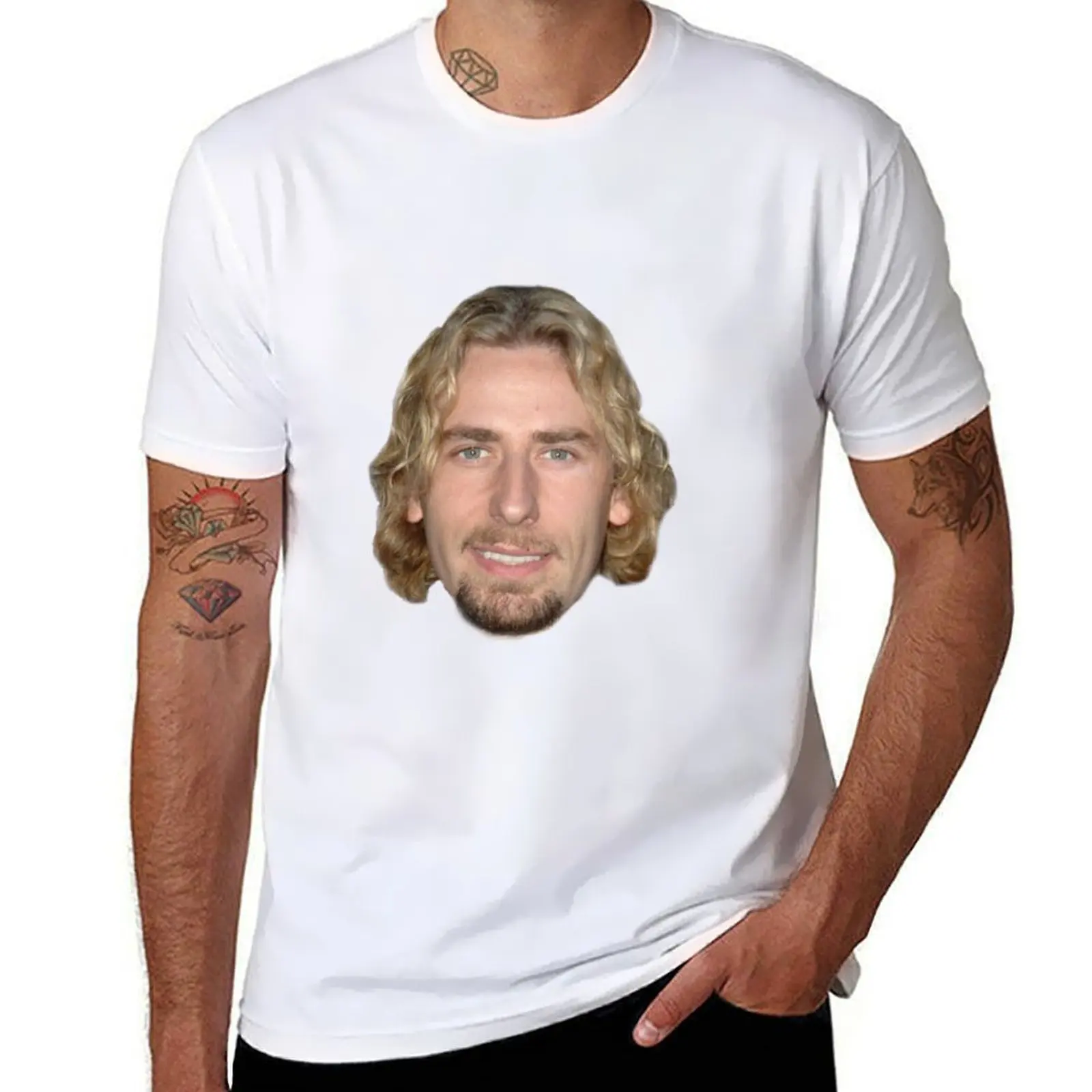 

Chad Kroeger T-Shirt t shirt men 100% cotton luxury brand man t shirts for men T-Shirt